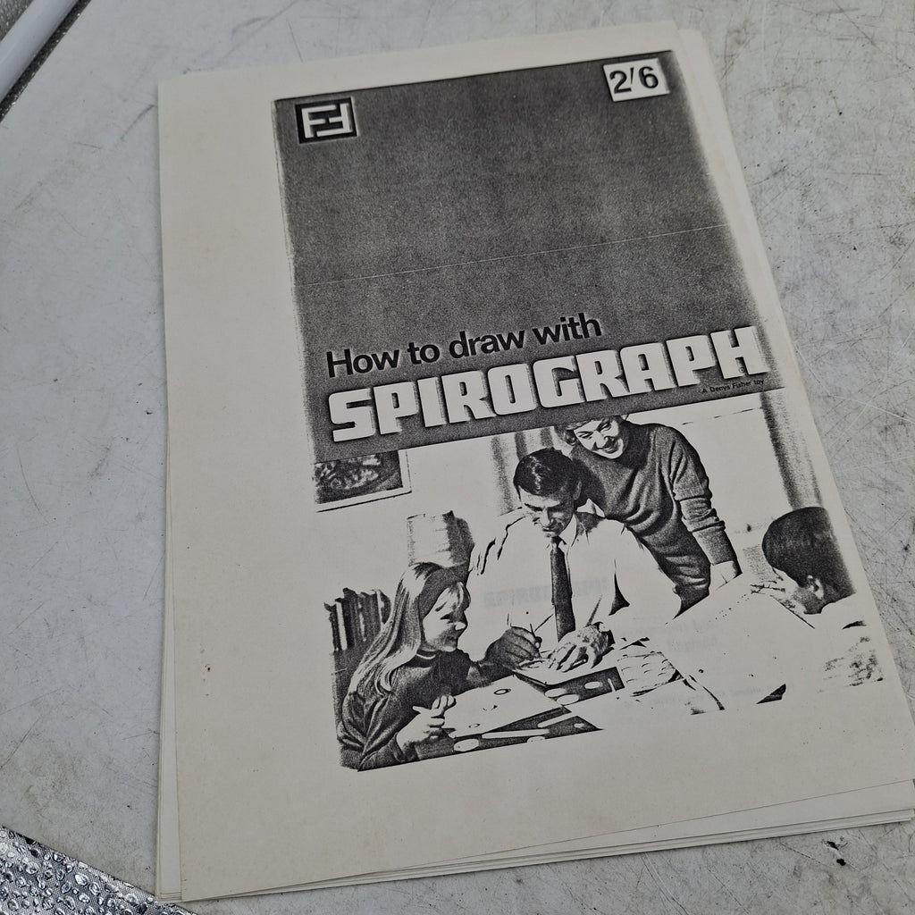 Denys Fisher Spirograph - Original 1960s/70s Set in Original Box - Vintage Drawing Toy - Used