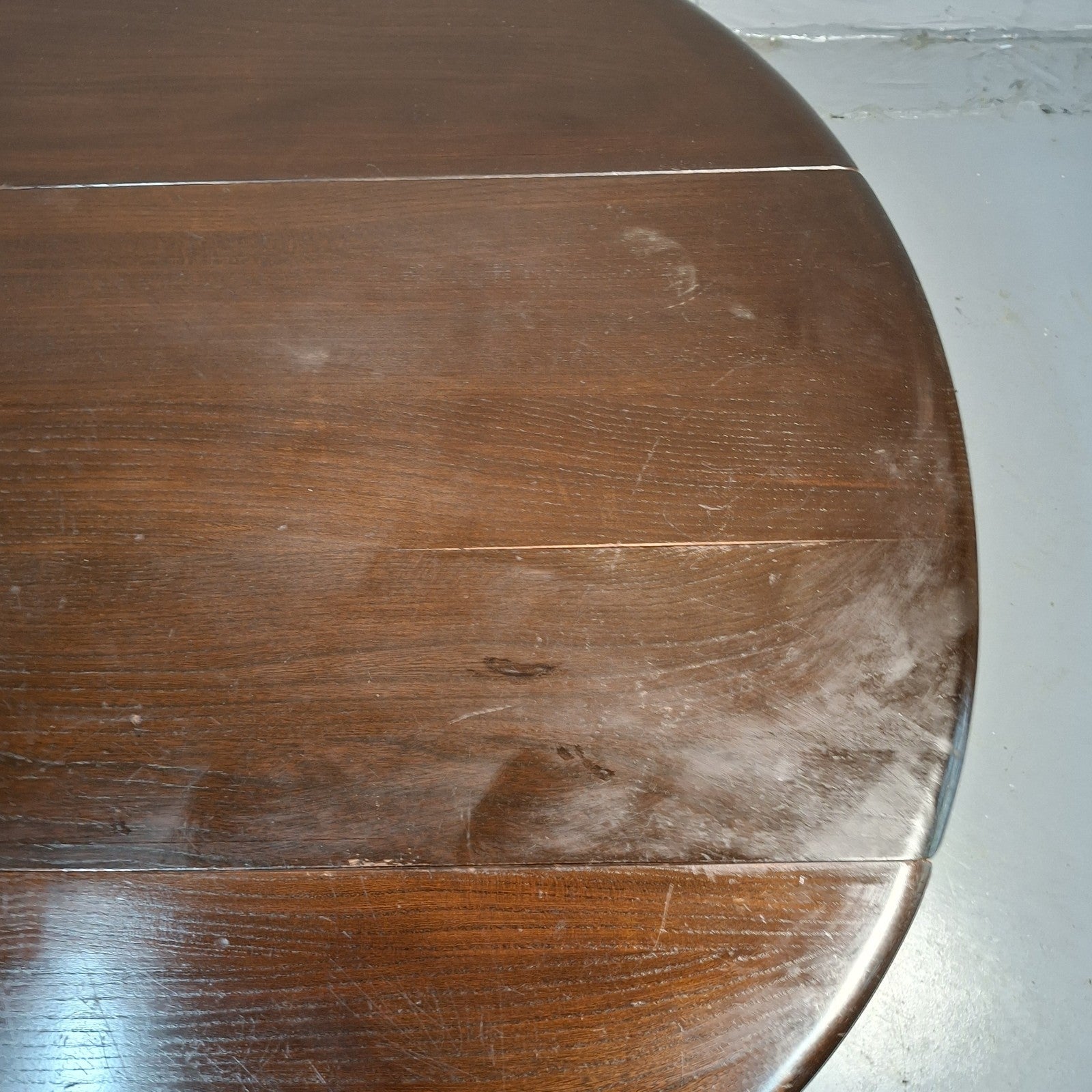 Ercol 506 Drop Leaf Supper Table | Elm Top & Beech Legs | Old Colonial | Vintage | Used
