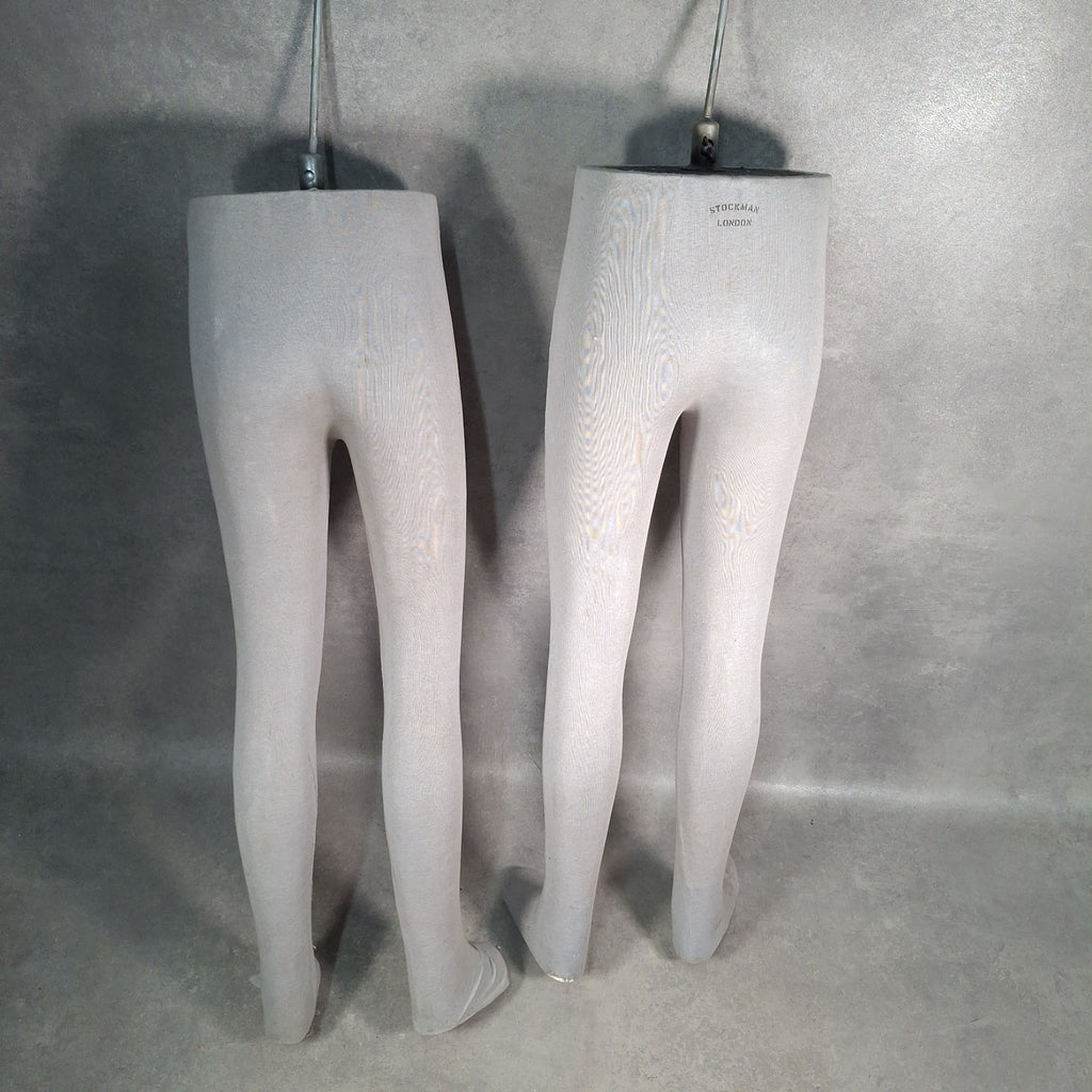 Pair of Vintage Stockman London Tailor's Mannequins | Articulated Arms & Hands | Used