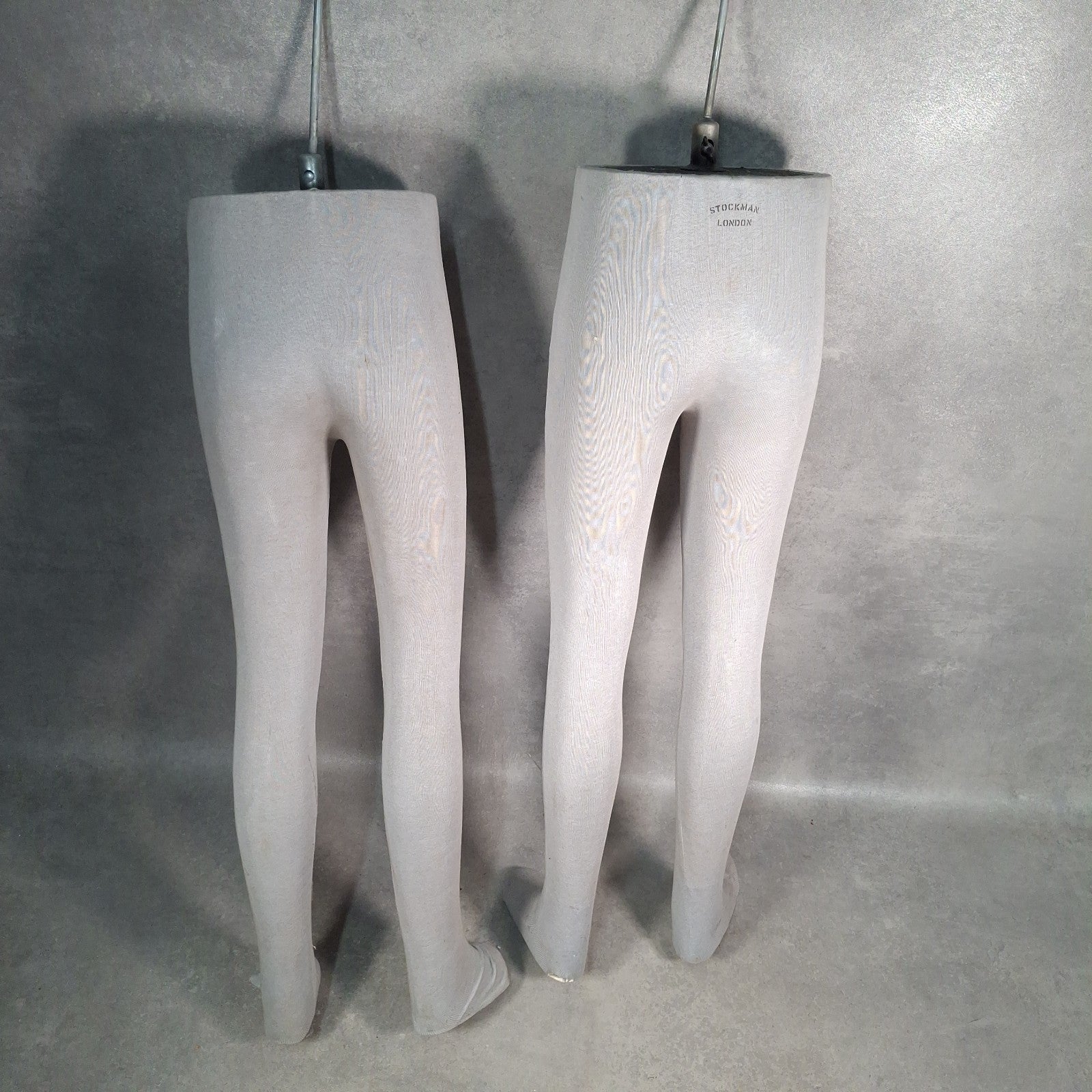 Pair of Vintage Stockman London Tailor's Mannequins | Articulated Arms & Hands | Used