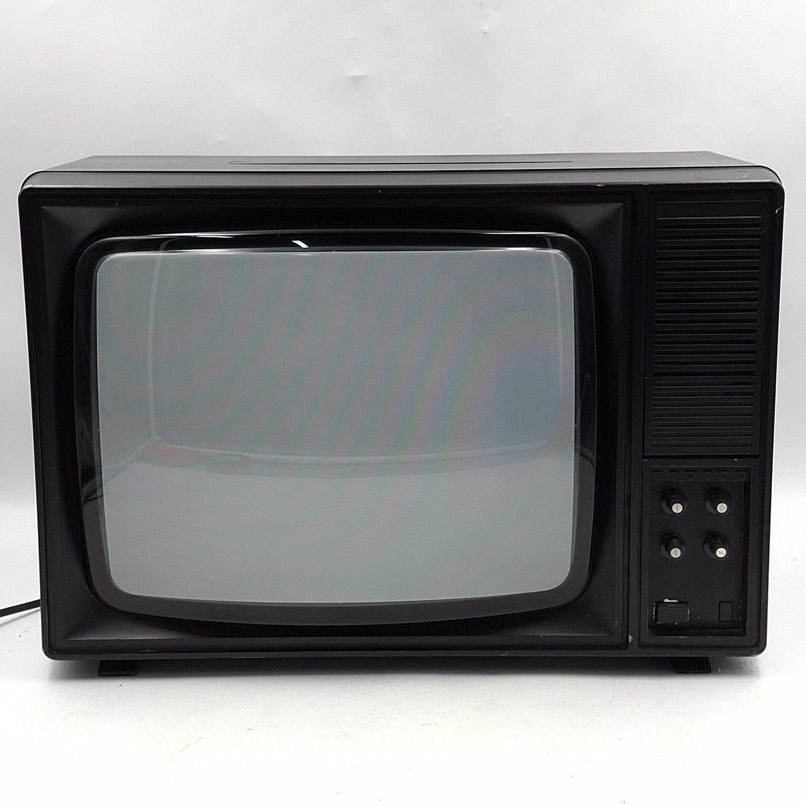 Fidelity CTV-14 CRT TV Screen 14” Black & White RF Input – For Parts Prop