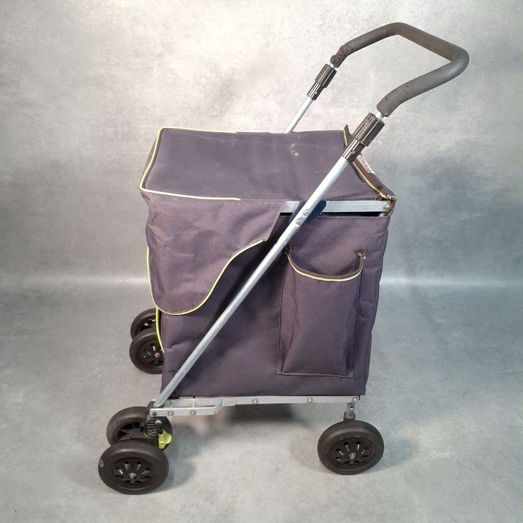 Sholley Shopping Trolley Walking Aid Folding 6 Wheeled Basket Read Description