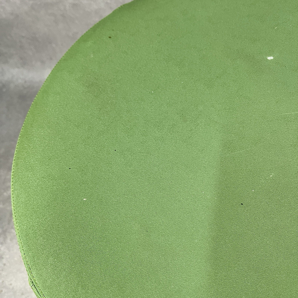 Orangebox POINT-S Soft Seating Ottoman | Green Fabric | Aluminium Legs | 2012 | Used | UK Made