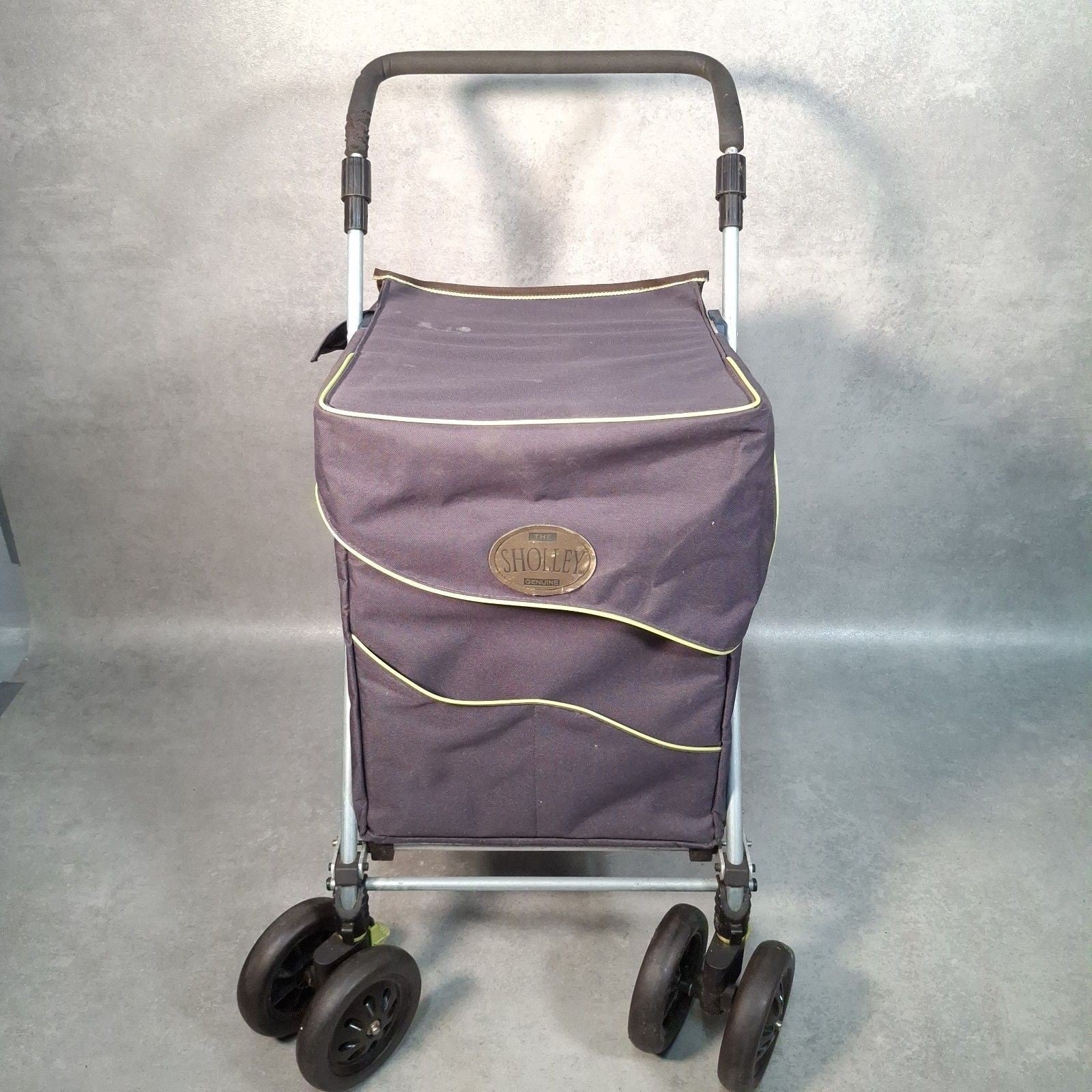 Sholley Shopping Trolley Walking Aid Folding 6 Wheeled Basket Read Description