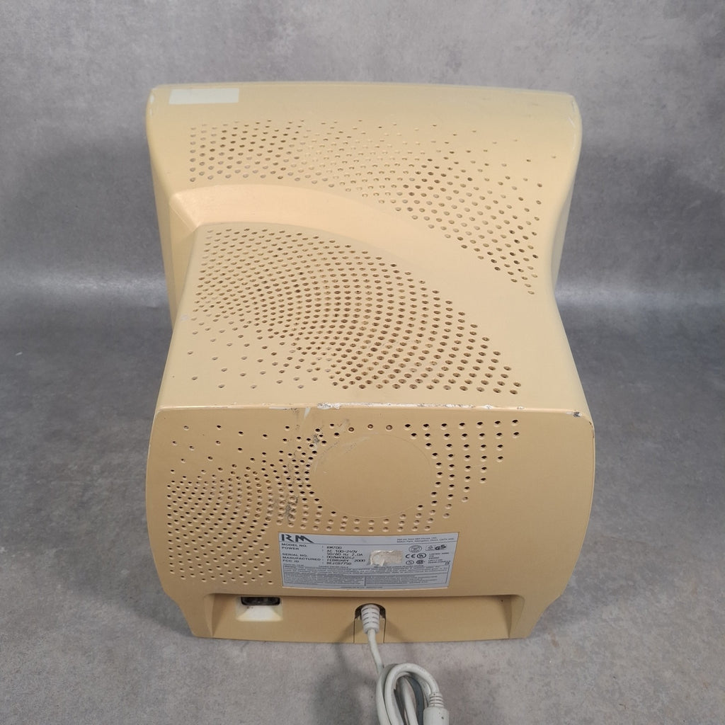 RM RM700 17" CRT VGA Monitor | Beige | c.2001 | Faulty / For Parts | Retro Vintage PC