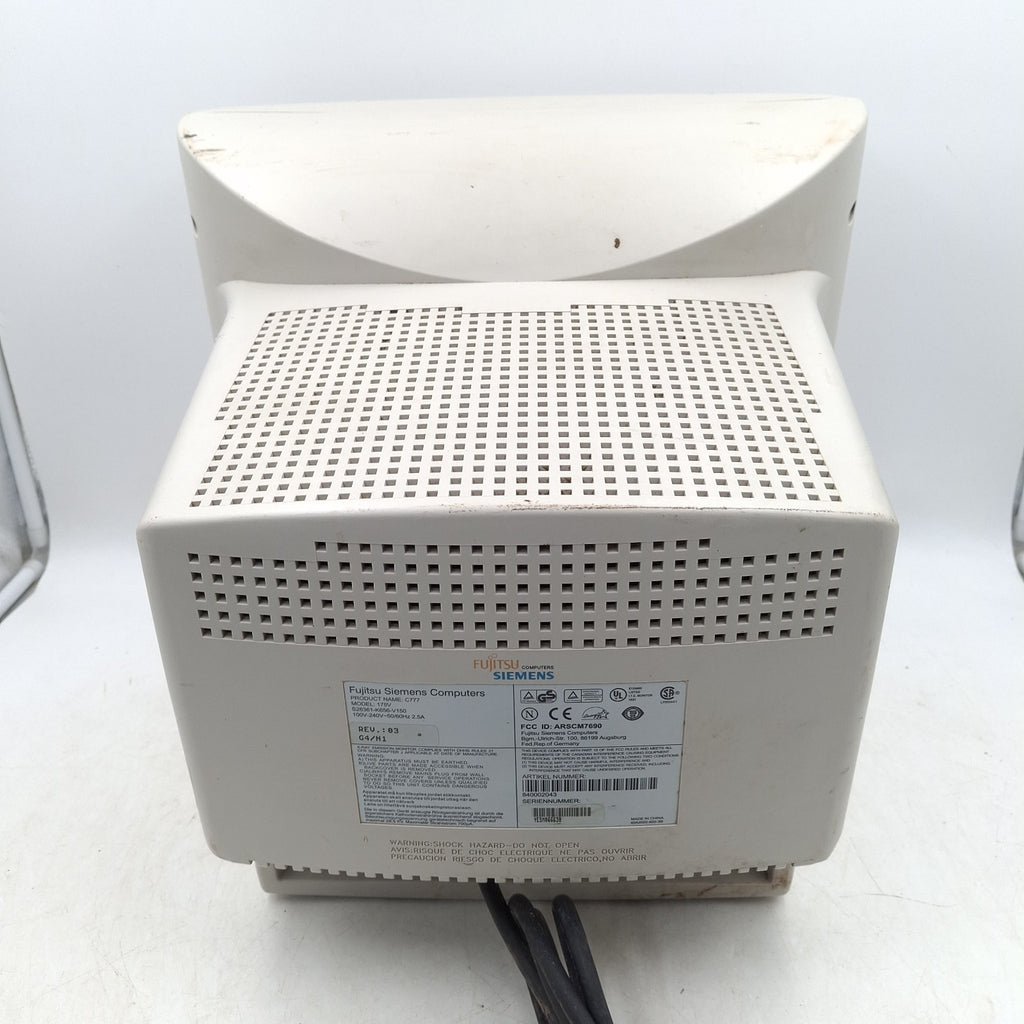 Fujitsu Siemens 16" CRT Computer Monitor | Non-Working | Spares or Repairs | Used Vintage