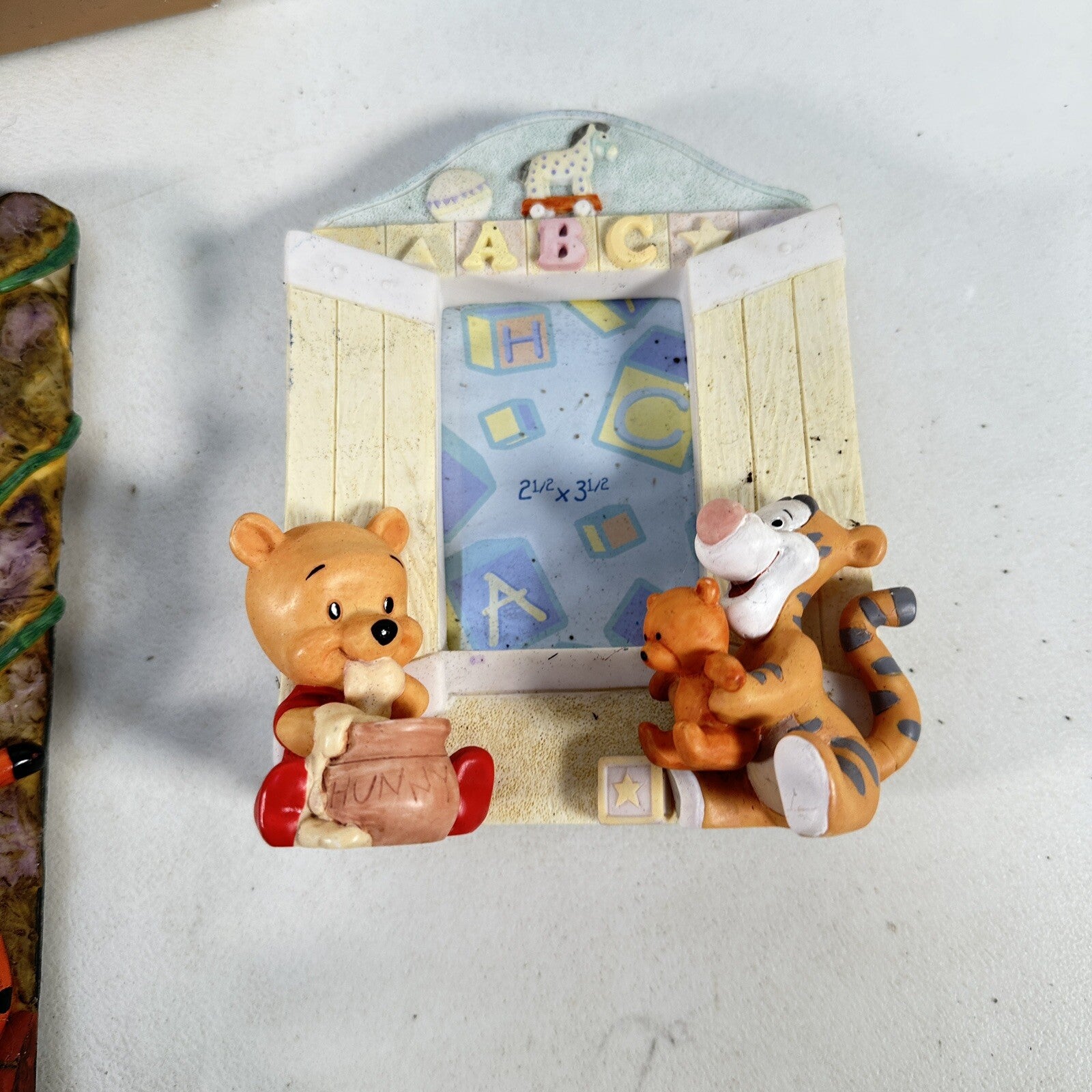 Winnie Pooh Bundle Book Ends Deceptive Played Piggy Banks Photo Frame Etc