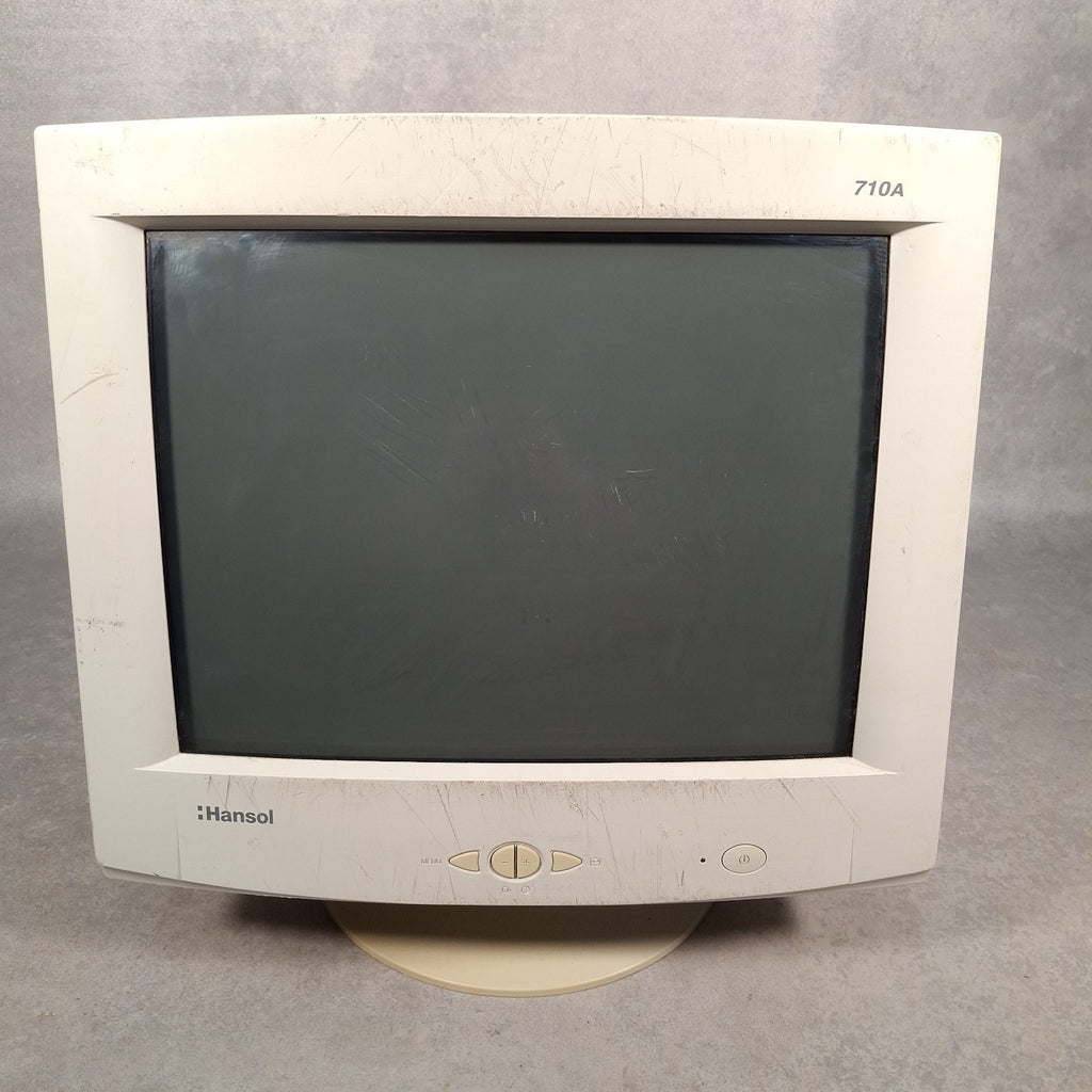 Hansol 710A 17" CRT VGA Monitor | Vintage Retro PC | Used | Power Tested | c.Late 1990s