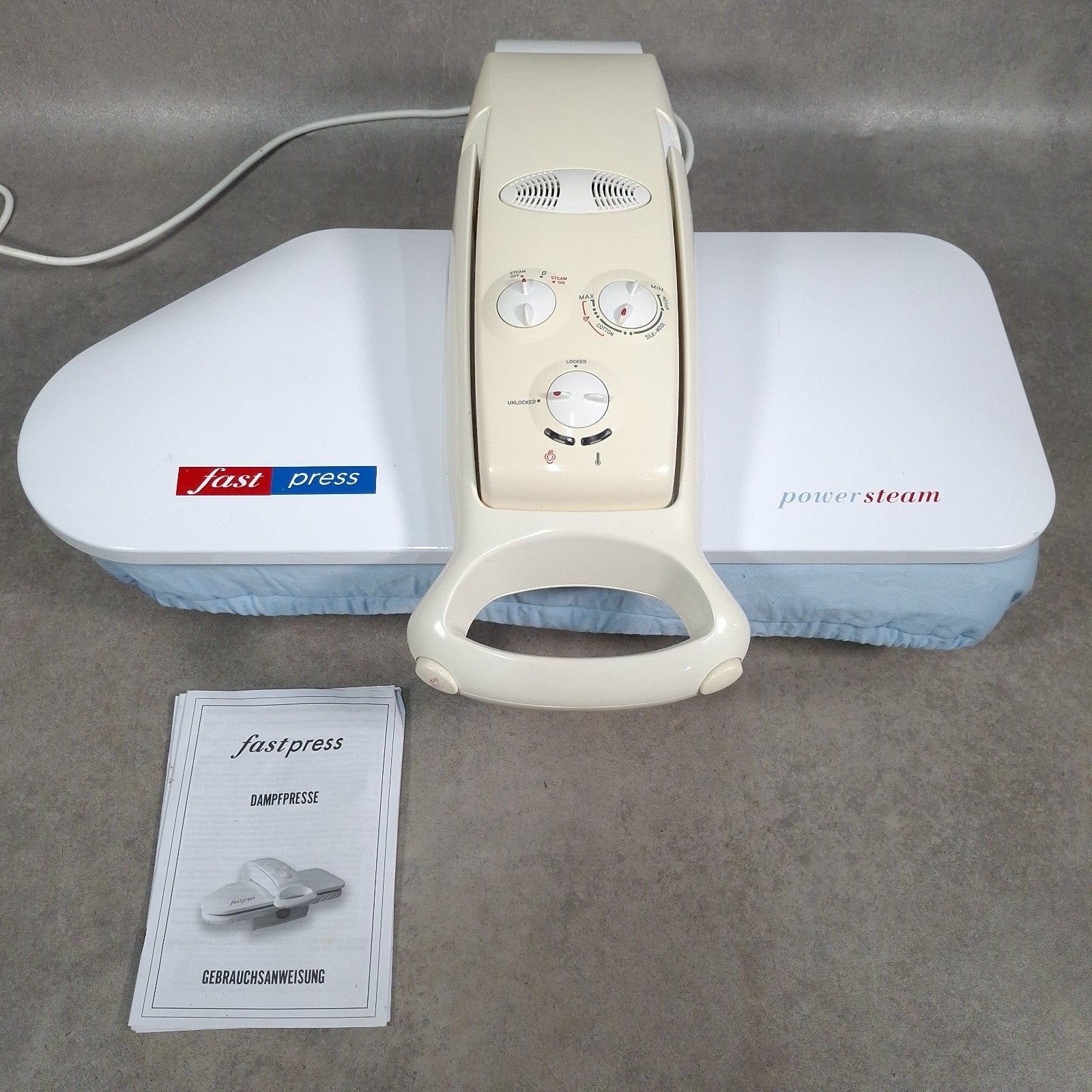 Fast Press XN64 Power Steam Ironing Clothes Press 2100W Electronic & Manuals!