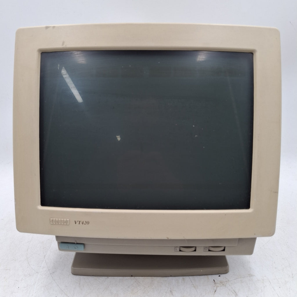 DEC Digital VT420 CRT Video Terminal 13.5" | Faulty / No Power | Spares or Repairs | Used