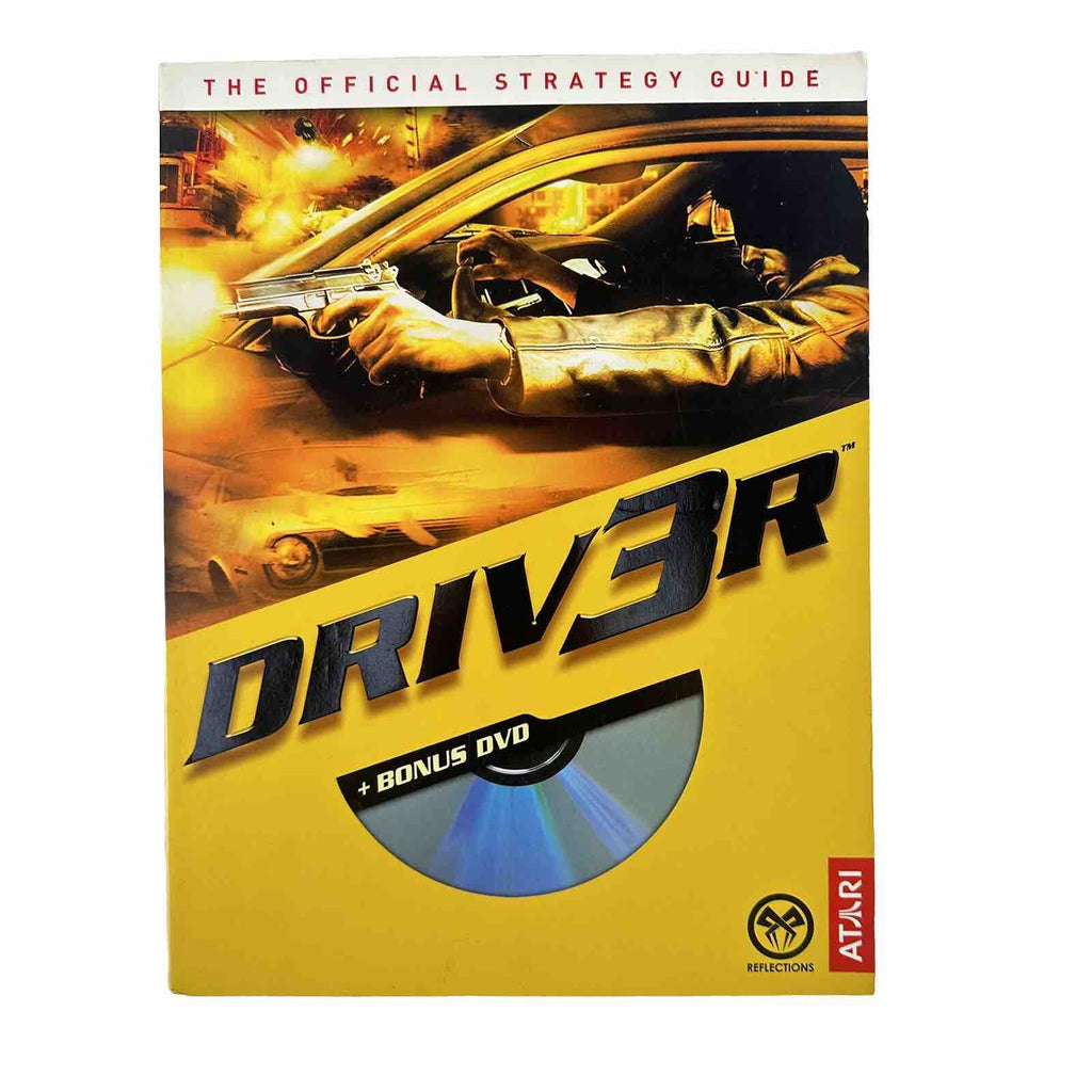 DRIV3R Official Strategy Guide - PS2, Xbox & PC - No Bonus DVD - Used
