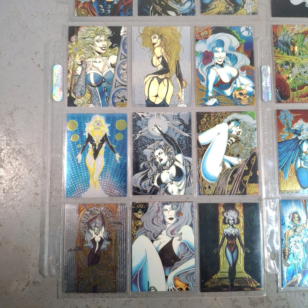 Lady Death 1994 Chromium Trading Card Set #1-100 - Chaos Comics - Complete Set - Pre-Owned