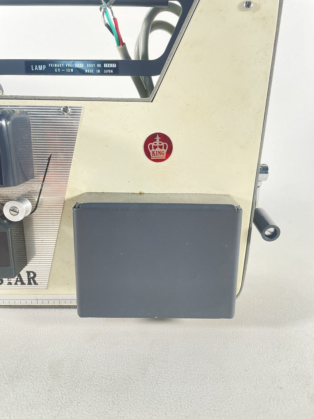 King Eightstar 8mm Film Editor / Viewer - 6V 10W Lamp - Made in Japan - 1960s Vintage - With Original Box - Pre-Owned