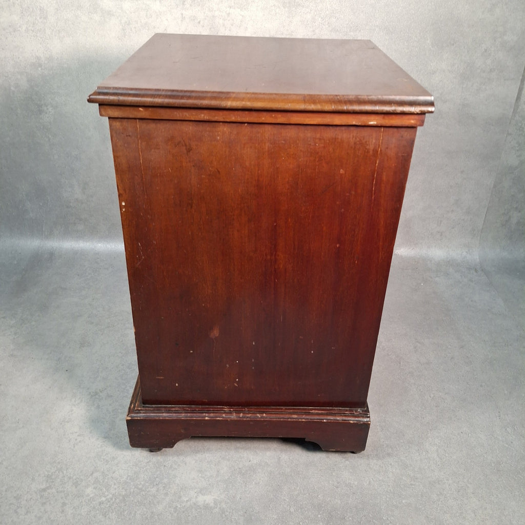 Antique 10” 78rpm Gramophone Record Cabinet on Castors Shellac Disc Storage Unit