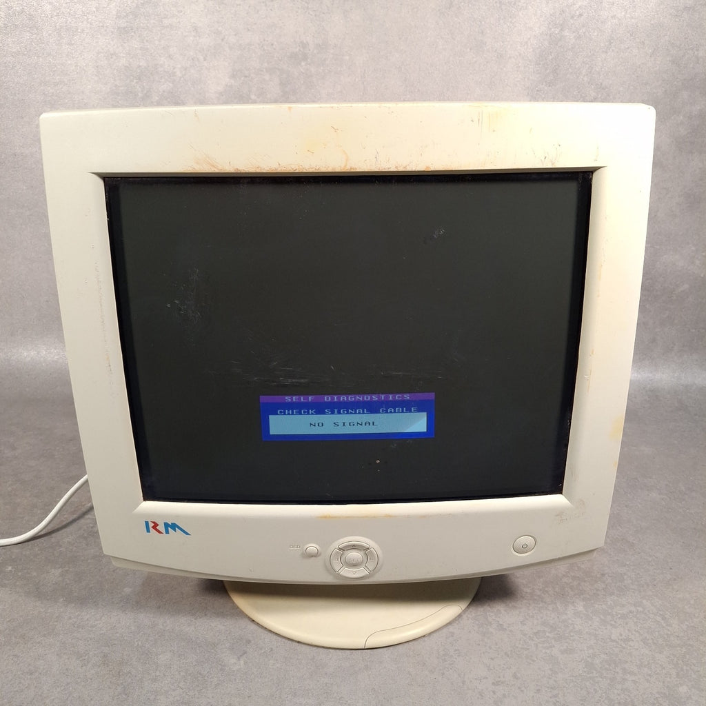RM RM700-P 17" CRT Monitor | VGA | Beige | Retro PC & Gaming | Used | Early 2000s
