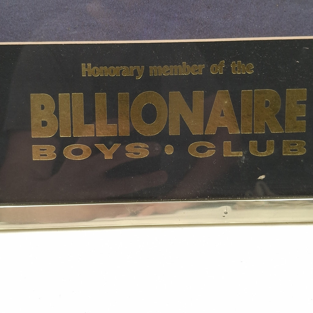 Print Billionaire Boys Club Honorary Member Wall Hanging Art Mercedes Rare VTG
