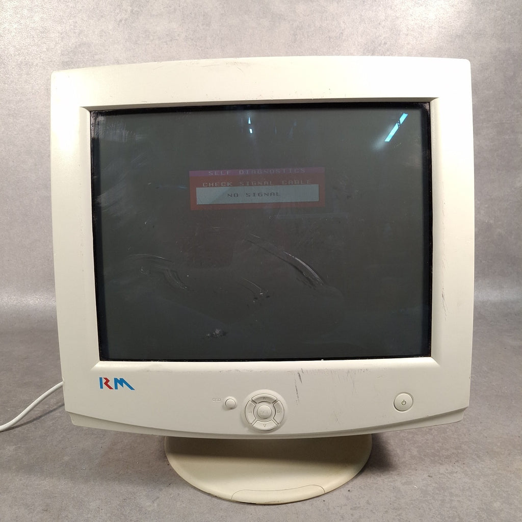 RM RM700-A 17" CRT Monitor | VGA | Beige | Retro PC & Gaming | Used | Early 2000s