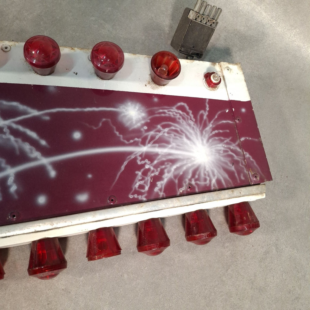 Vintage Fairground “Slots of Fun” Illuminated Lightbox Panel | Arcade Sign | 145cm | Used