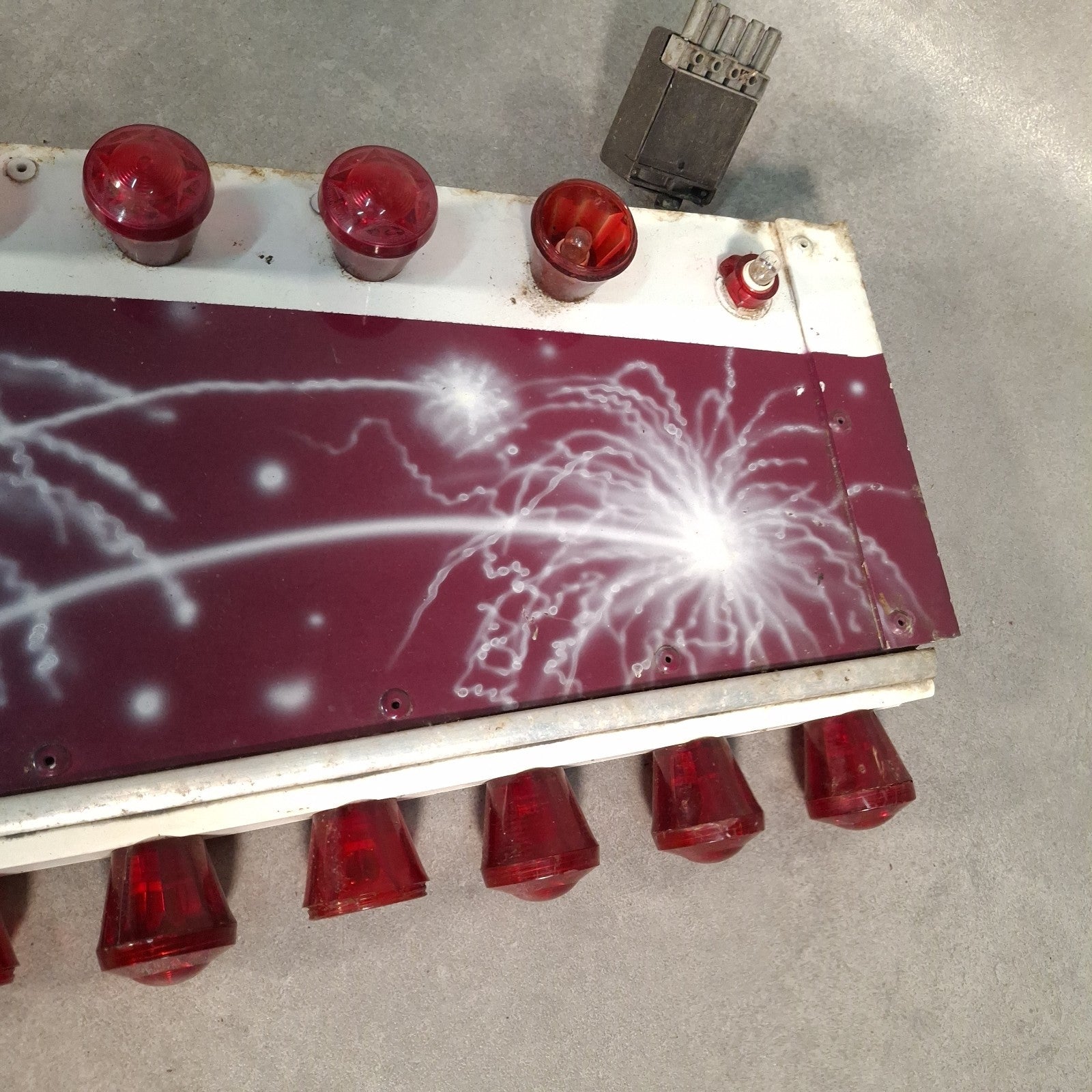 Vintage Fairground “Slots of Fun” Illuminated Lightbox Panel | Arcade Sign | 145cm | Used
