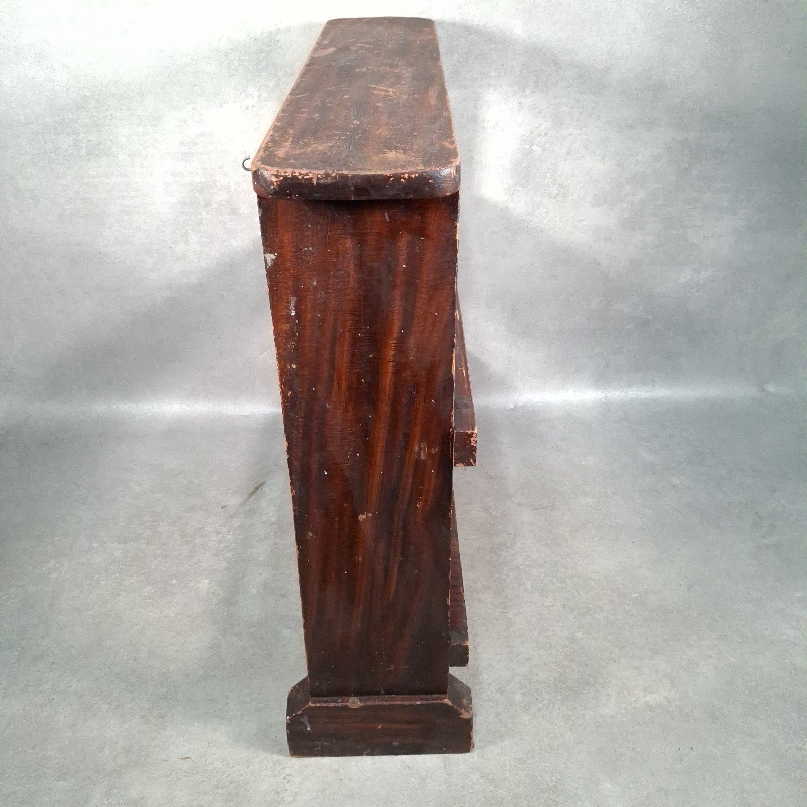 Vintage Handmade Pine Bookshelf | 1940s Utility Era | Rustic Shelving Unit | Used