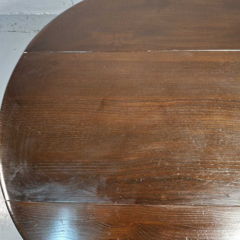Ercol 506 Drop Leaf Supper Table | Elm Top & Beech Legs | Old Colonial | Vintage | Used