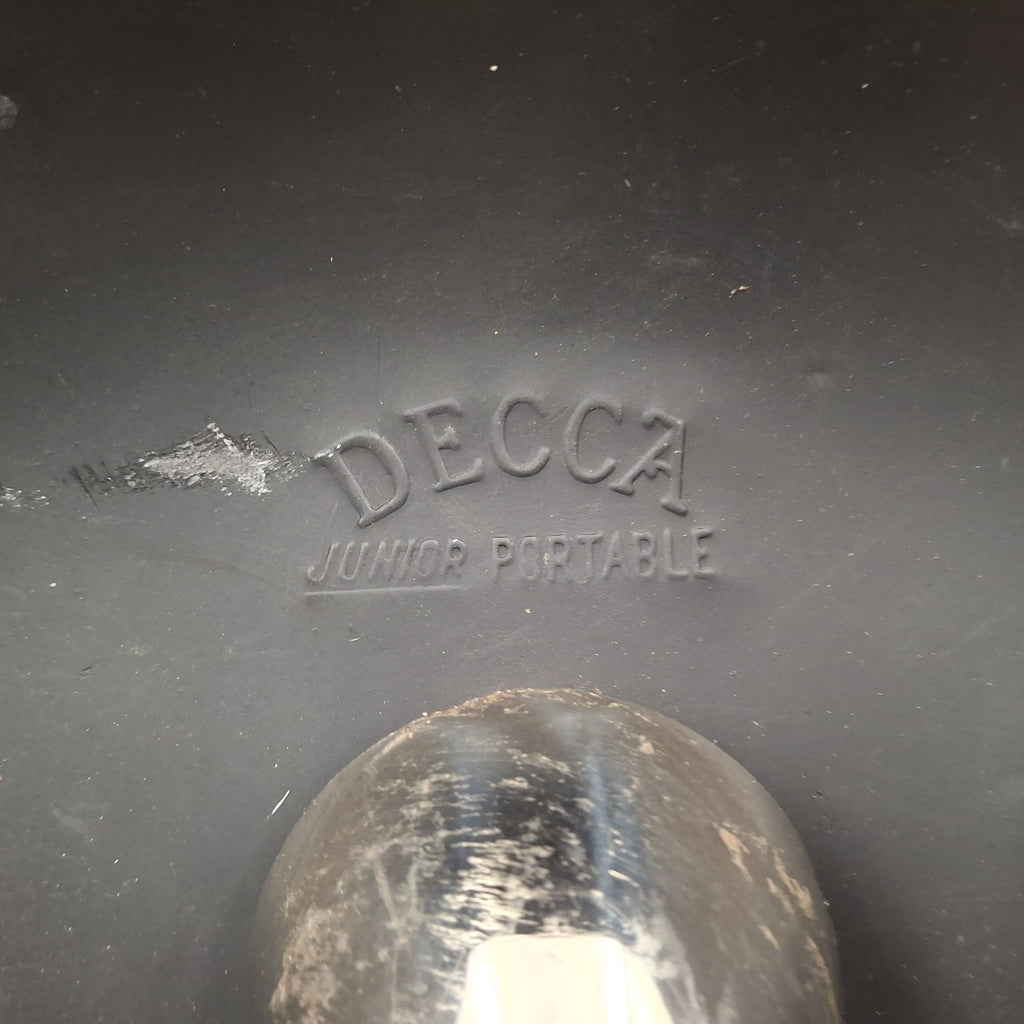 Decca Junior Portable Gramophone | 1920s | Leather Case | Hand Crank | 78 RPM | Used