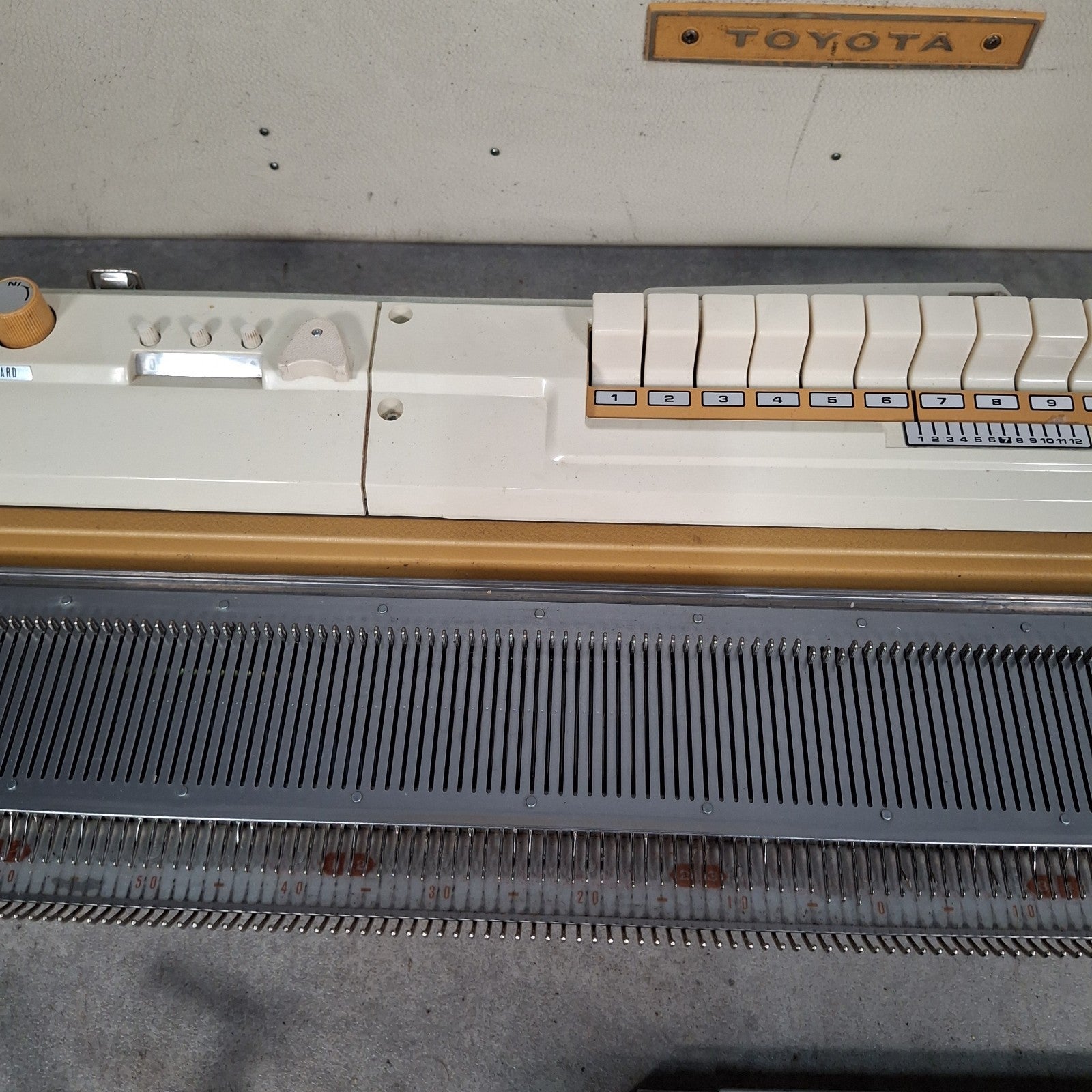 Toyota KS-787 Knitting Machine | Made in Japan | Untested | With Spare Parts