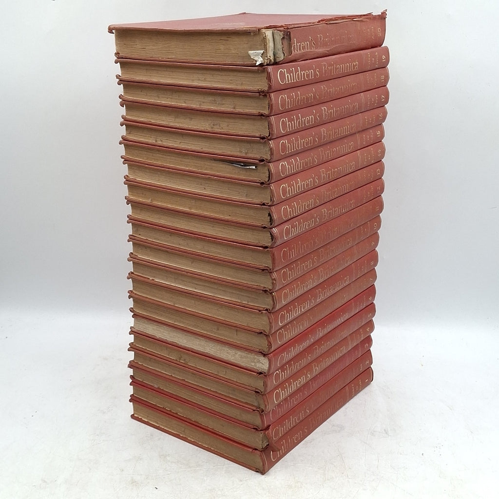 Children's Encyclopaedia Britannica | 2nd Edition 1969 | Complete 20-Volume Set | Used Vintage