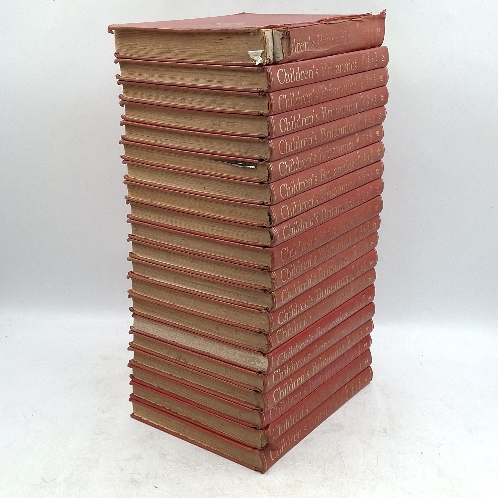 Children's Encyclopaedia Britannica | 2nd Edition 1969 | Complete 20-Volume Set | Used Vintage
