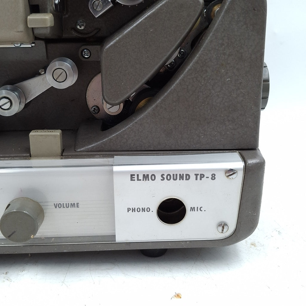 Elmo Sound TP-8 8mm Reel-to-Reel Film Projector with Speaker | Vintage | Used | Untested | Japan