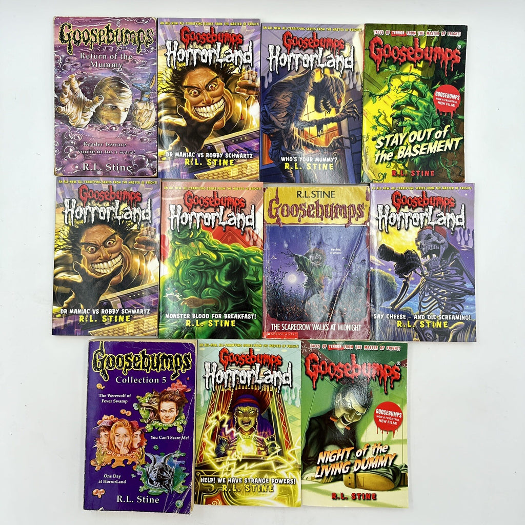 Goosebumps Bundle x11 Books - Original Series & HorrorLand - R.L. Stine - Pre-Owned
