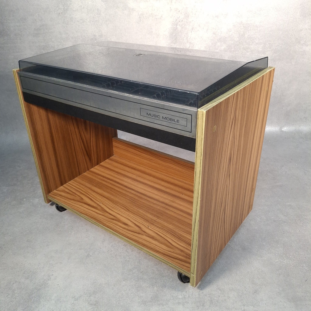 Vintage Concept 2000 Music Mobile Cassette Storage Trolley on Castors Holds 80