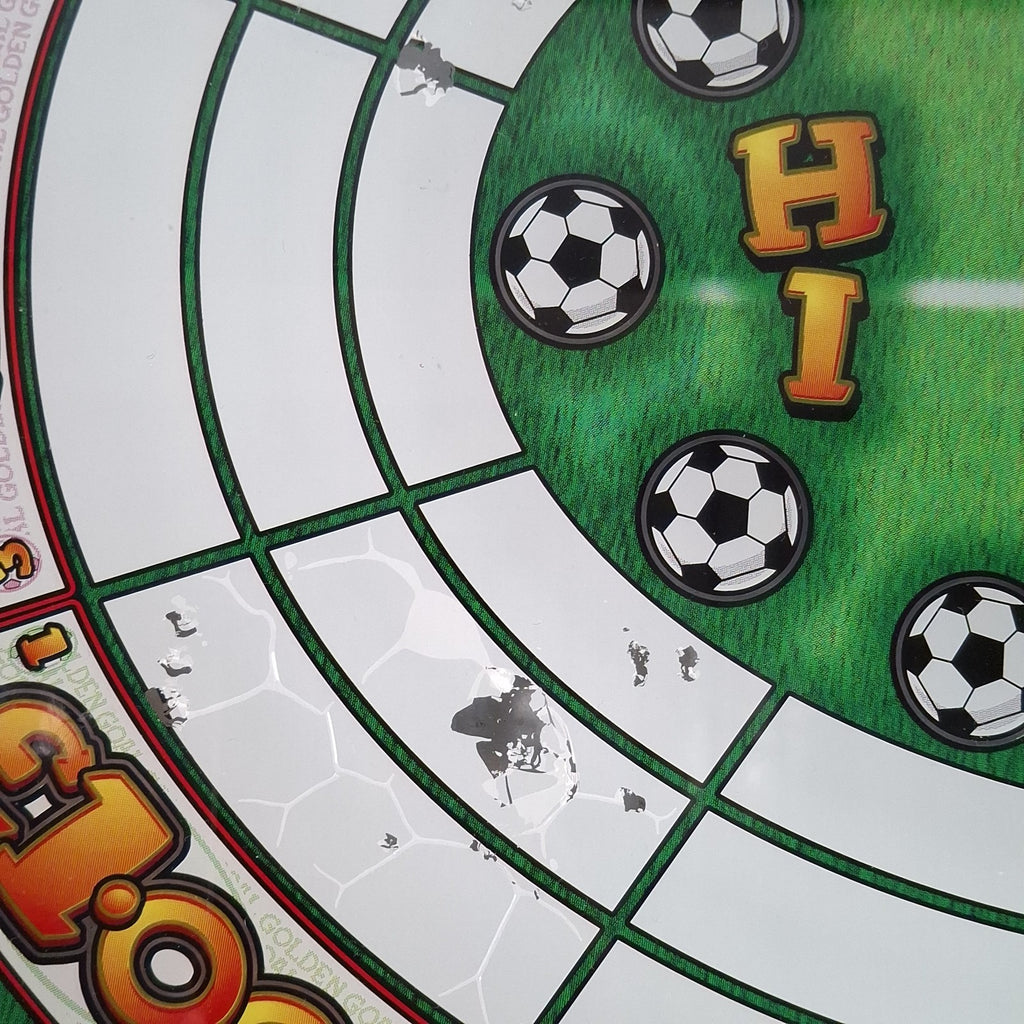 Sega Golden Goal Original Arcade Fruit Machine Glass Panels | Used | Wall Art | Man Cave