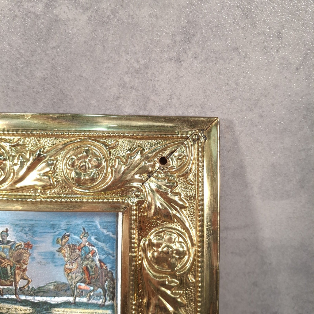 Framed Blaeu Wall Map Print – Nova Orbis Tabula c.1665 Decorative World Map