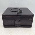 Kenwood X-5WX Double Cassette Deck & T-7LC Tuner | Faulty | Spares or Repair | Used