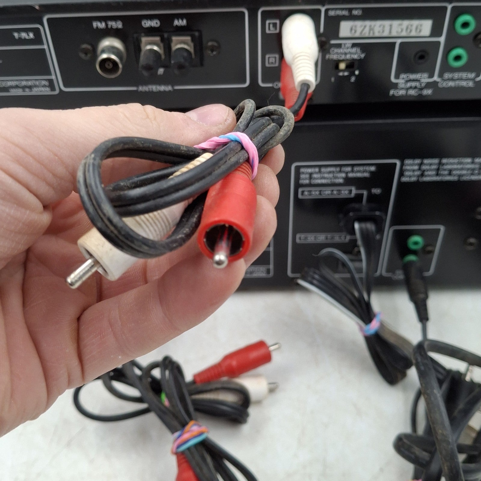 Kenwood X-5WX Double Cassette Deck & T-7LC Tuner | Faulty | Spares or Repair | Used