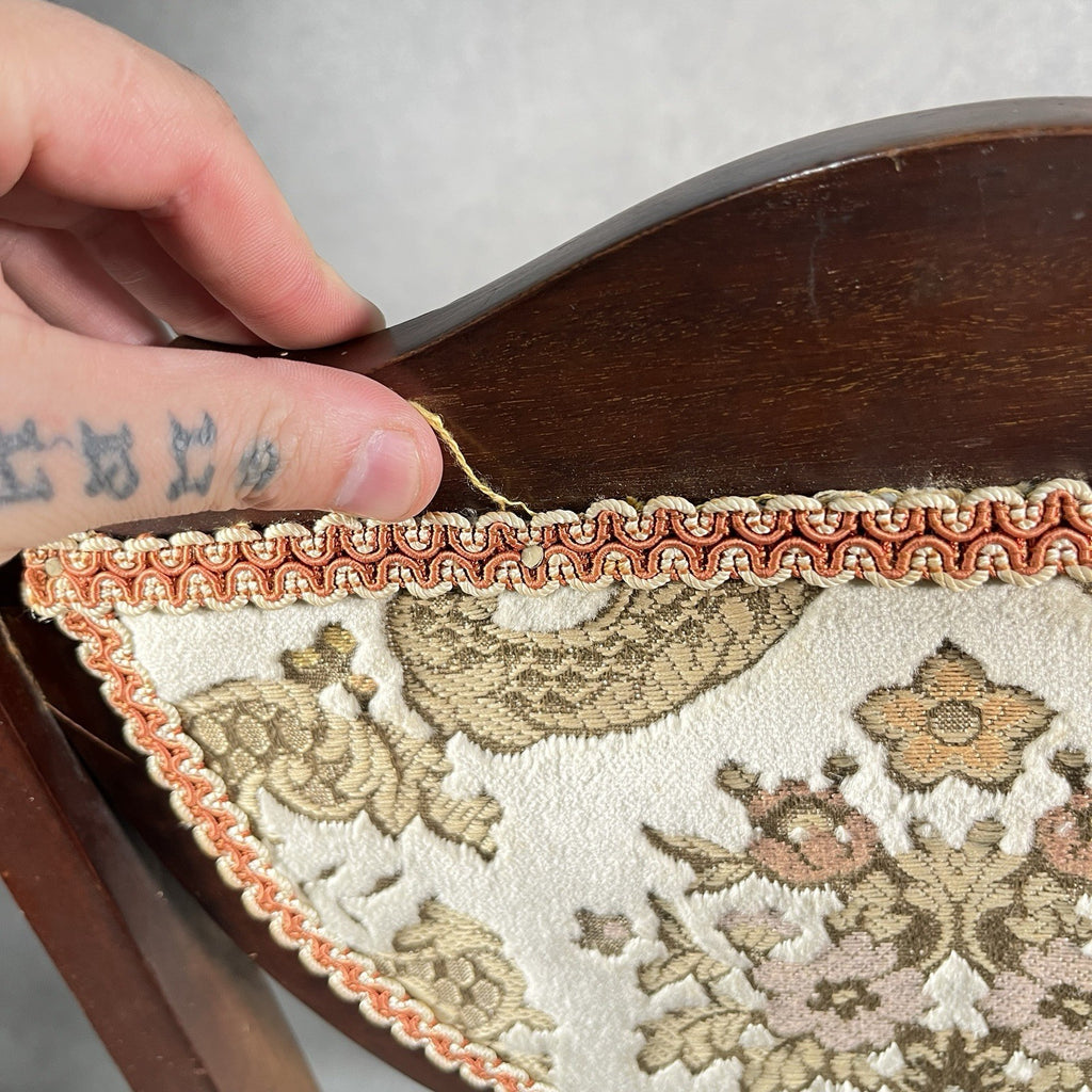 Edwardian Inlaid Mahogany Dining Chair Satinwood Fan Motif Detail c1900 Antique