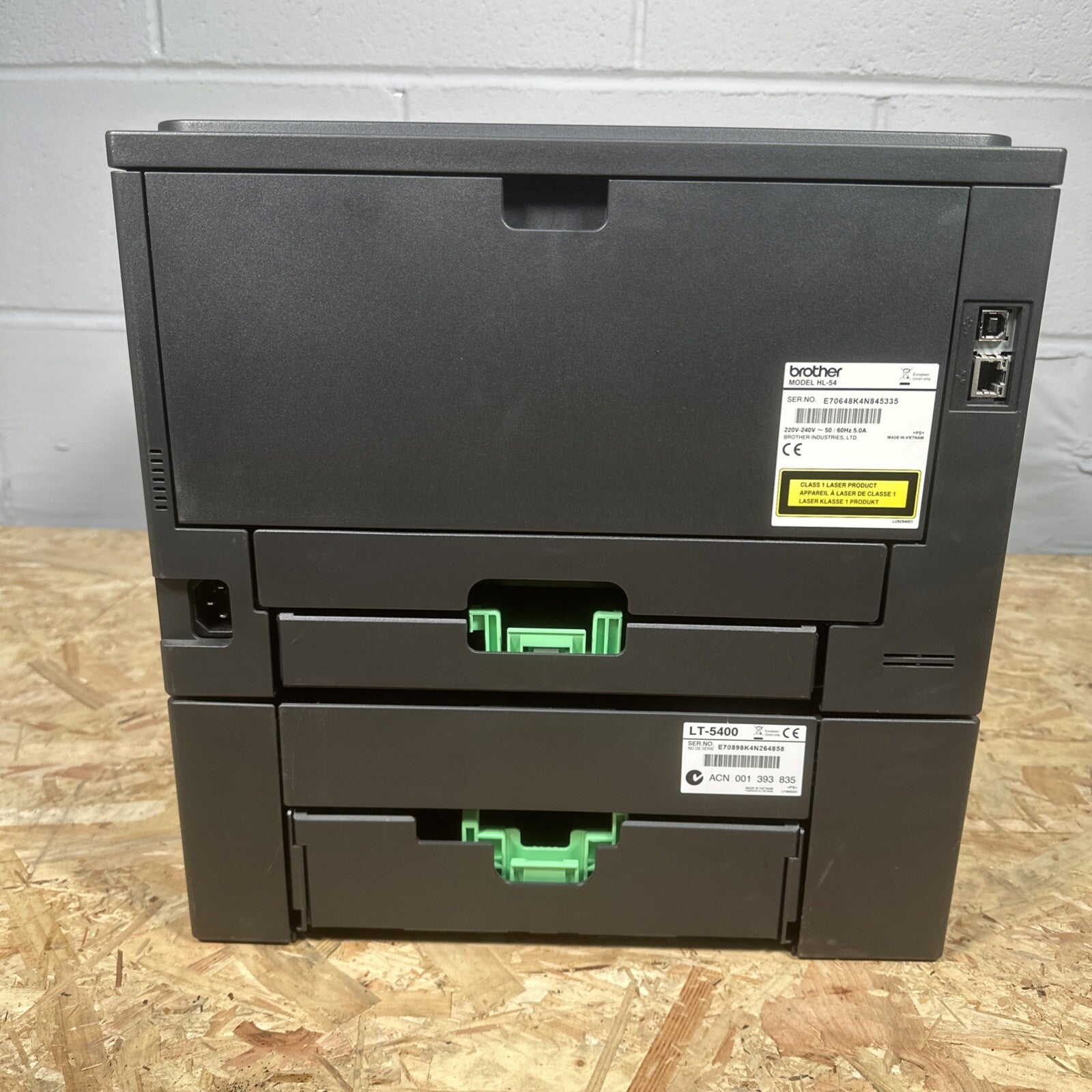 Brother HL-5450DN Mono Laser Printer | Used | Duplex & Network | Extra Paper Tray | Tested Working