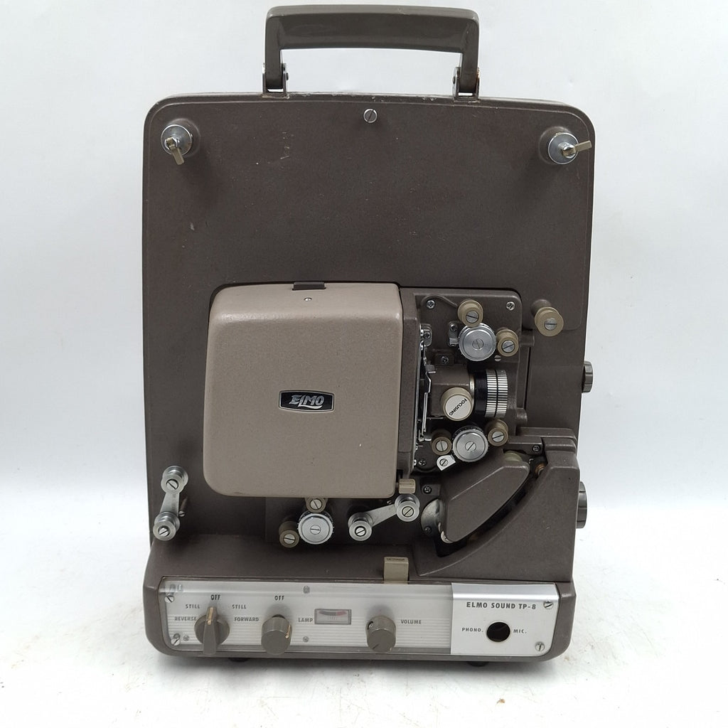 Elmo Sound TP-8 8mm Reel-to-Reel Film Projector with Speaker | Vintage | Used | Untested | Japan