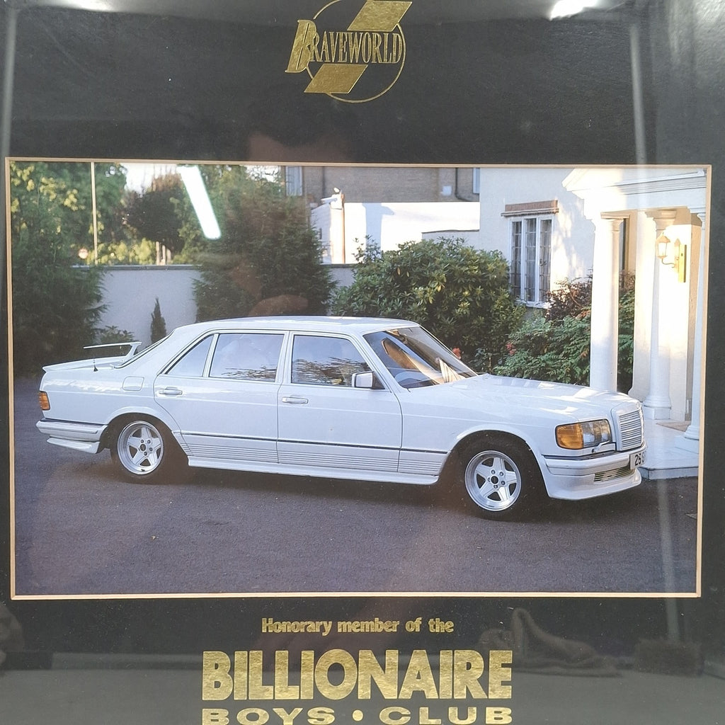 Print Billionaire Boys Club Honorary Member Wall Hanging Art Mercedes Rare VTG