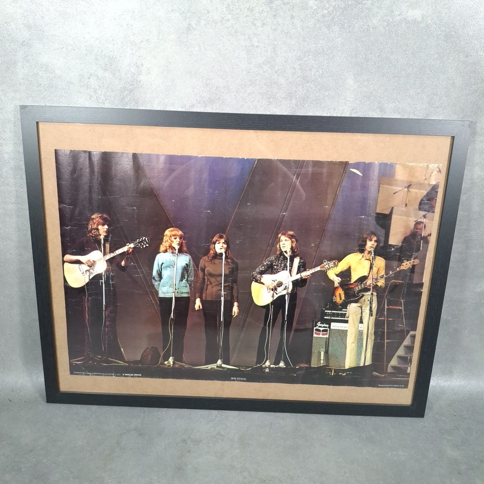 The New Seekers Original 1972 Vintage Poster | Chris Walter | Hang Up Series | Star Posters TSR | Used