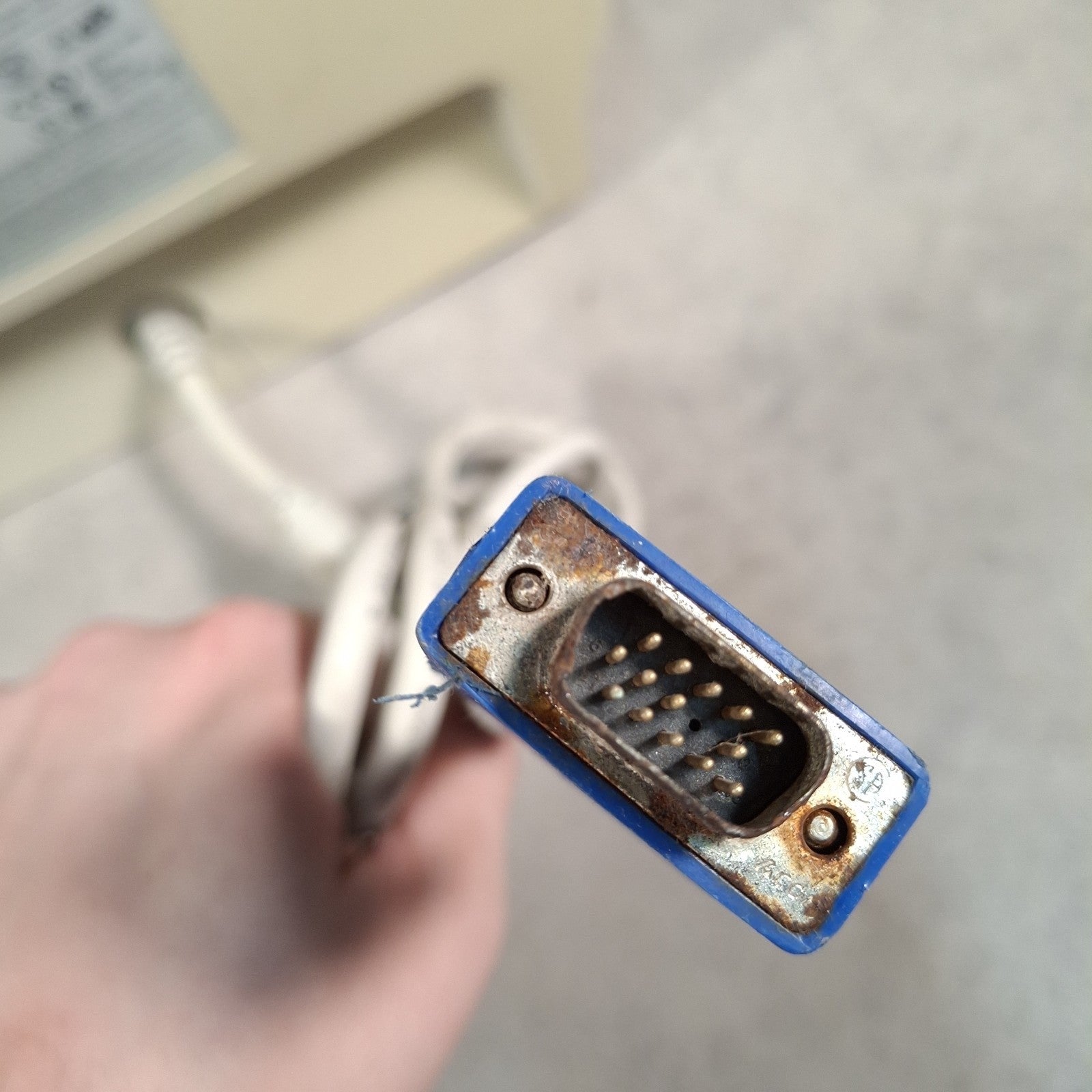 RM RM700-A 17" CRT VGA Monitor | Beige | c.Early 2000s | Faulty / For Parts | Retro Vintage PC