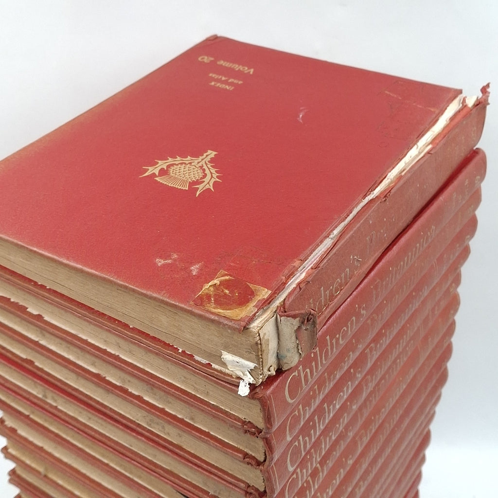 Children's Encyclopaedia Britannica | 2nd Edition 1969 | Complete 20-Volume Set | Used Vintage