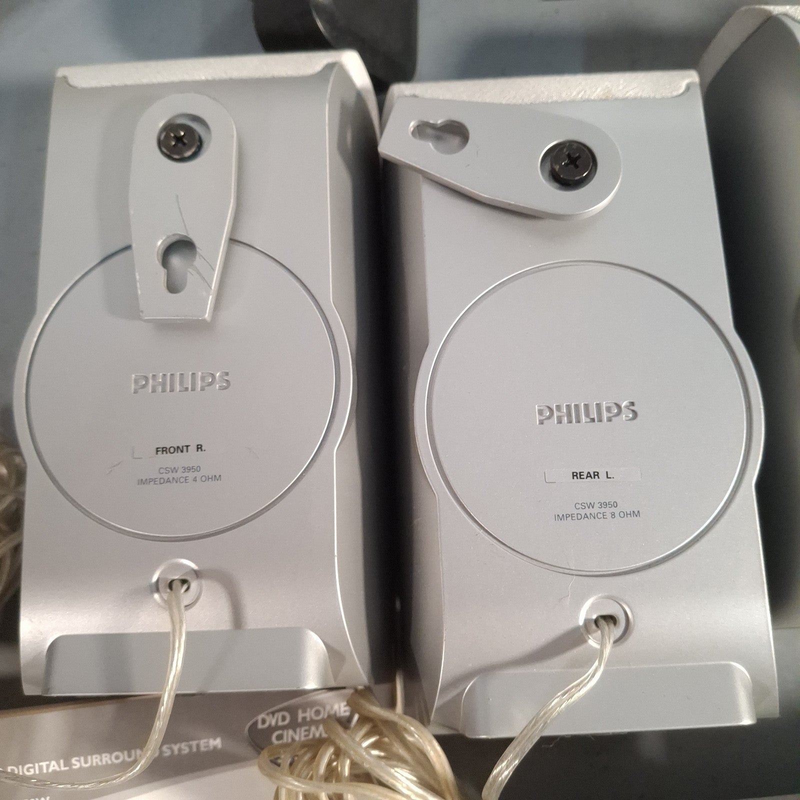 Philips Surround Sound Speakers For LX3900SA & LX3950W With Wireless Receivers