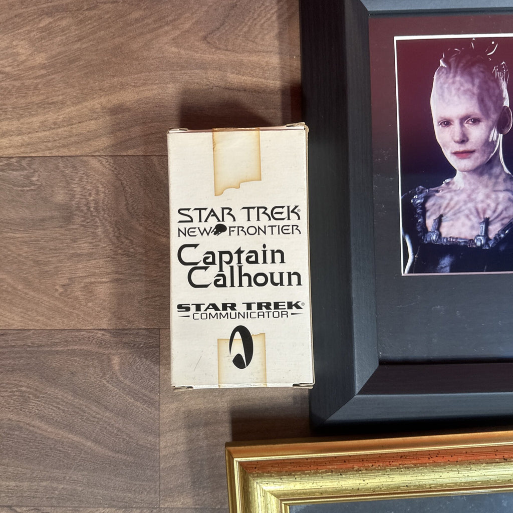 Star Trek Trading Cards Film Cells Framed Photos Etc Collectable Bundle