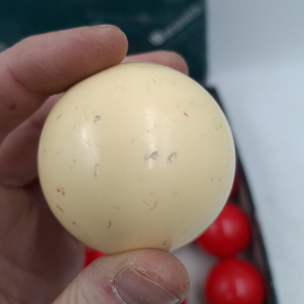 Aramith Premier Snooker Balls Full Set 2 1/16" - Made in Belgium - Used