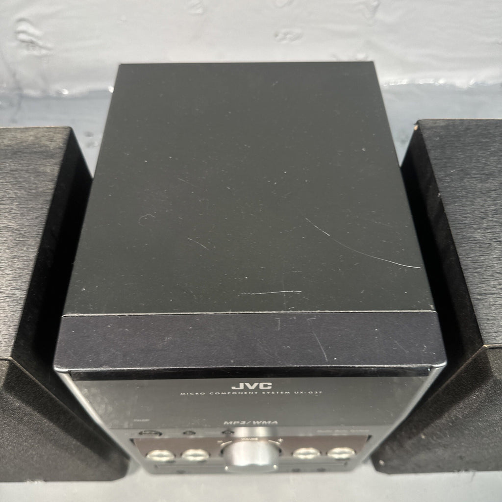 JVC UX-G37 Micro Hi-Fi Component System | CD | FM/AM Tuner | Used | Black | Vintage