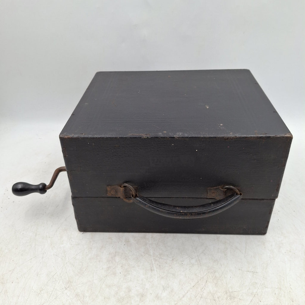 Decca Junior Portable Gramophone | 1920s | Leather Case | Hand Crank | 78 RPM | Used