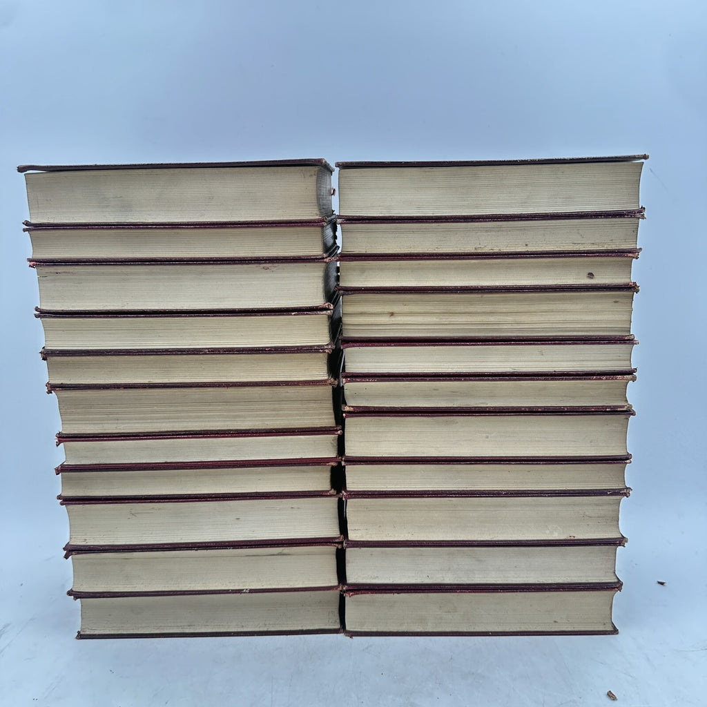 Collection 22 Books Fireside Dickens Works Chapman Hall Illustrated FULL LEATHER