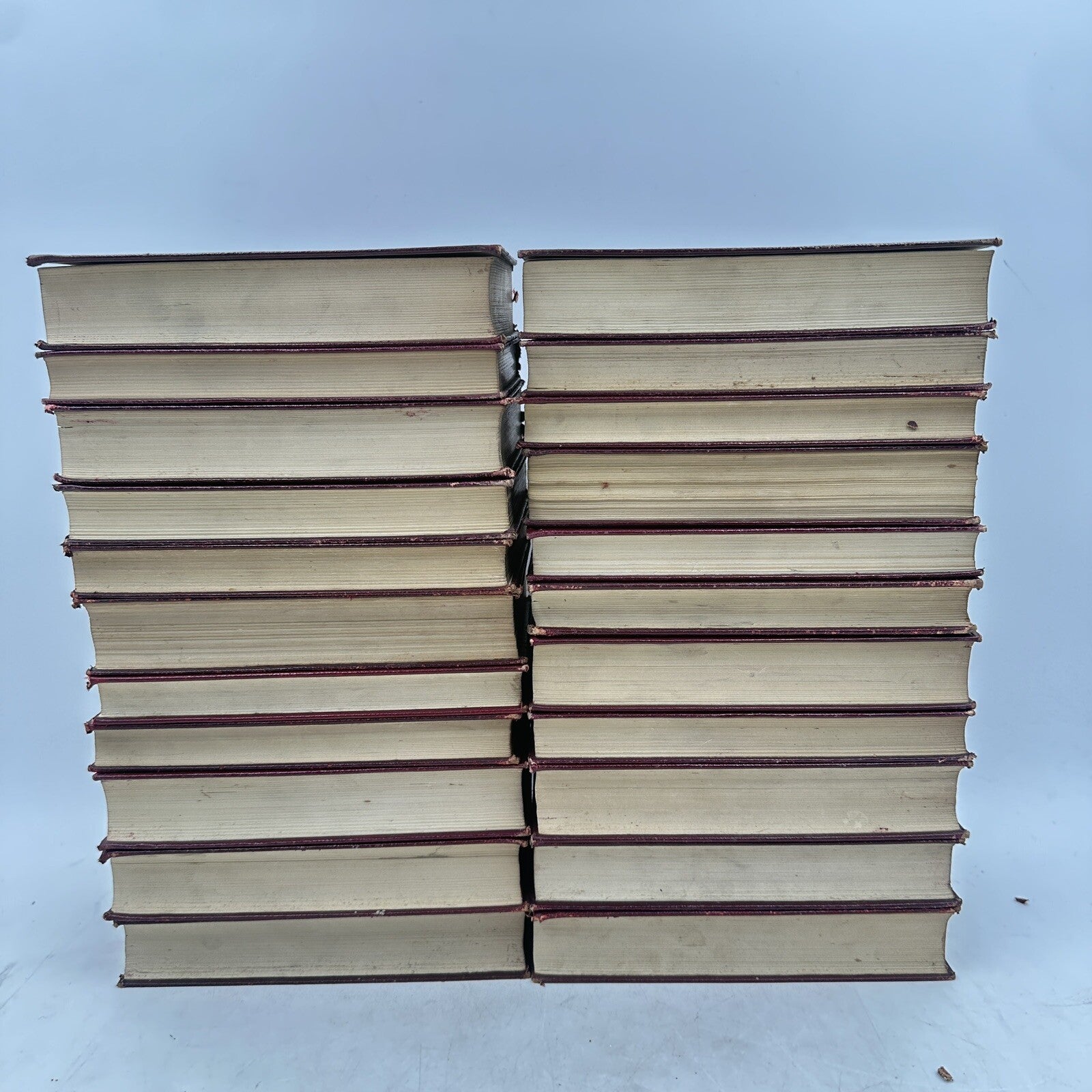 Collection 22 Books Fireside Dickens Works Chapman Hall Illustrated FULL LEATHER